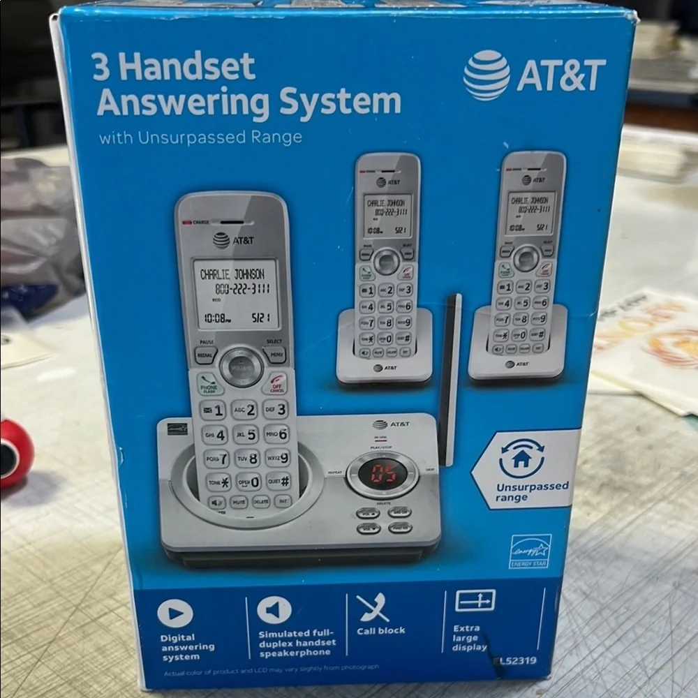 Silver 3 Handset Answering System